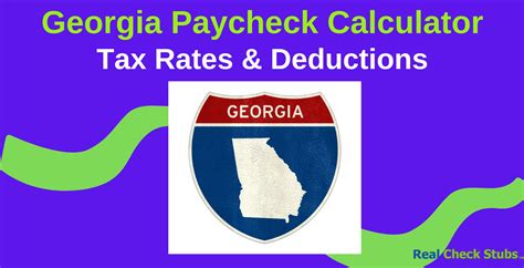 georgia paycheck calculator